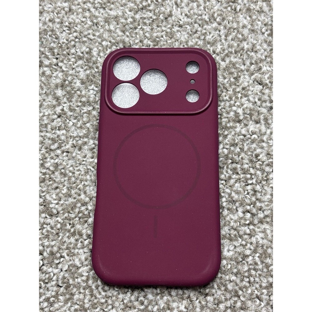 iPhone 17 Pro MiraCase MagSafe Case Burgundy Shockproof Protective Cover